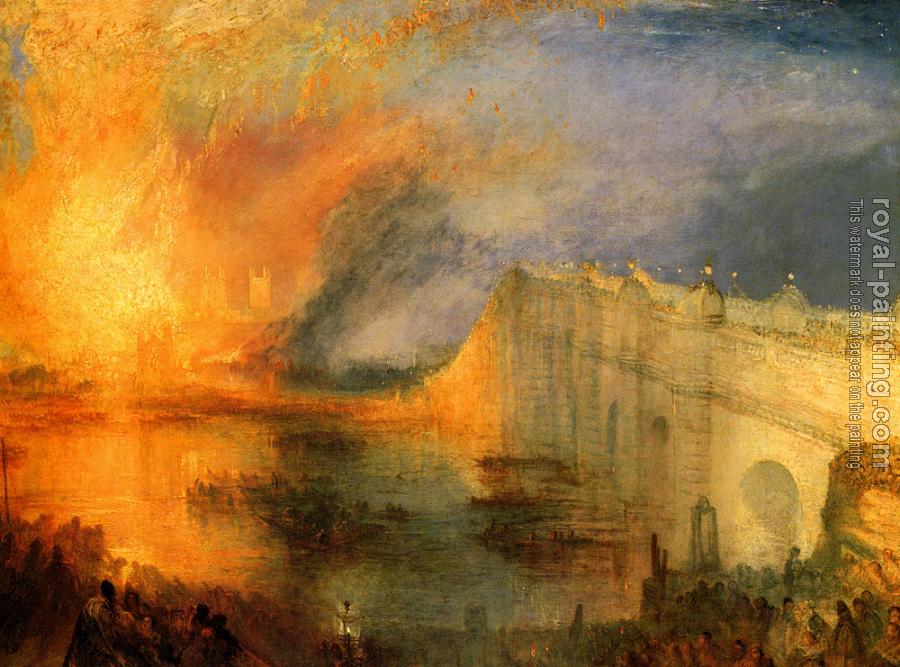 Joseph Mallord William Turner : The Burning of the Houses of Parliament